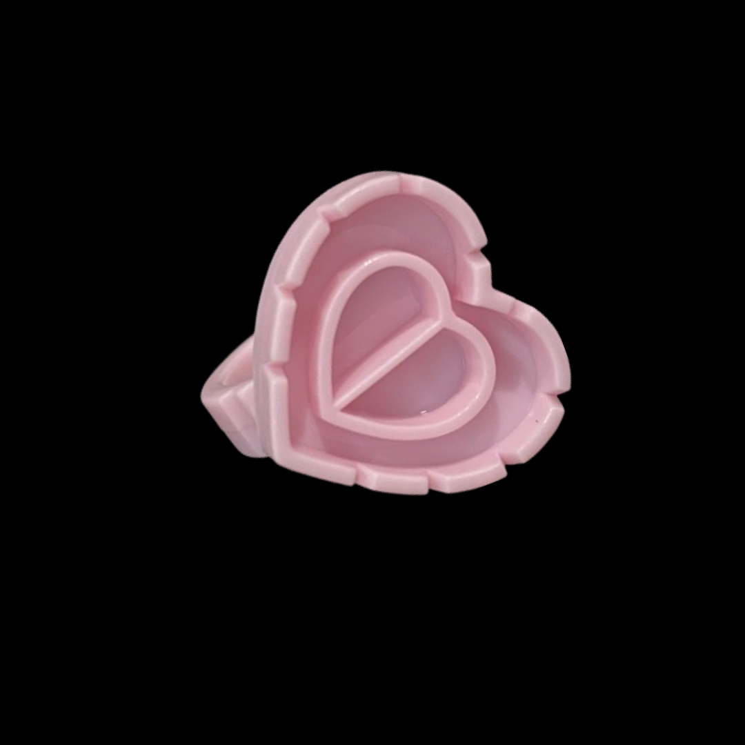 ANTI SPILL HEART GLUE RINGS